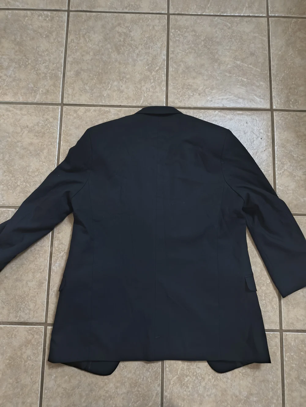 Calvin Klein Navy Classic Single-Breasted Blazer Sz 20r
